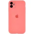 Чехол Silicone Case с защитой камеры для Apple iPhone 12 (6.1") – Коралловый / Pink Orange. Фото 1 из 1
