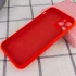 Чехол с защитой камеры Silicone Case для Apple iPhone 12 Pro Max (6.7") – Красный / Red. Фото 2 из 2