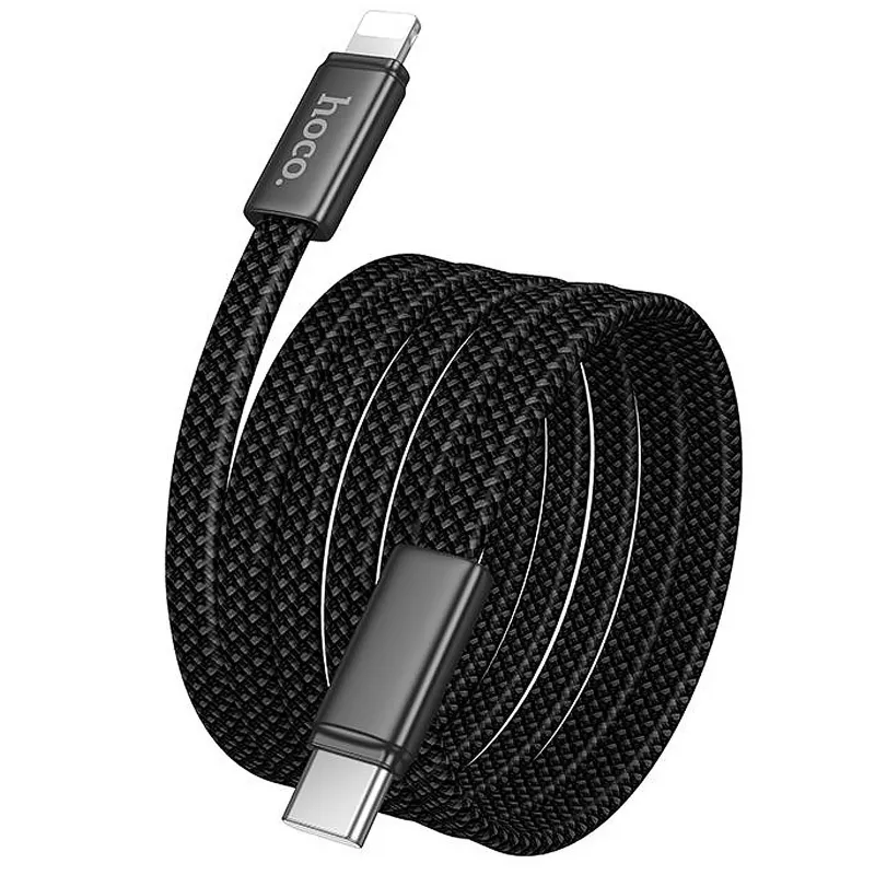 Дата кабель Hoco X125 Exceso Type-C to Lightning 30W (1m) – Black. Фото 3 из 5