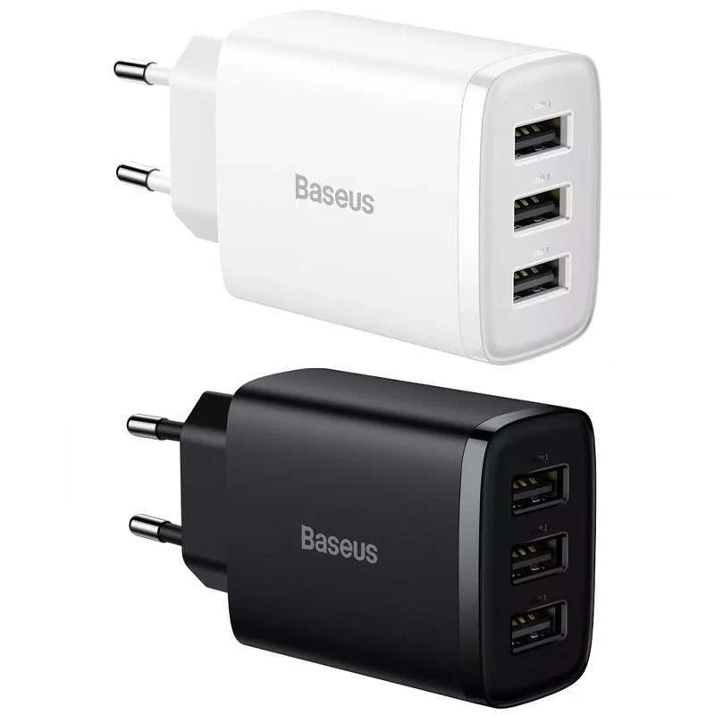 

МЗП Baseus Compact 17W (3USB)