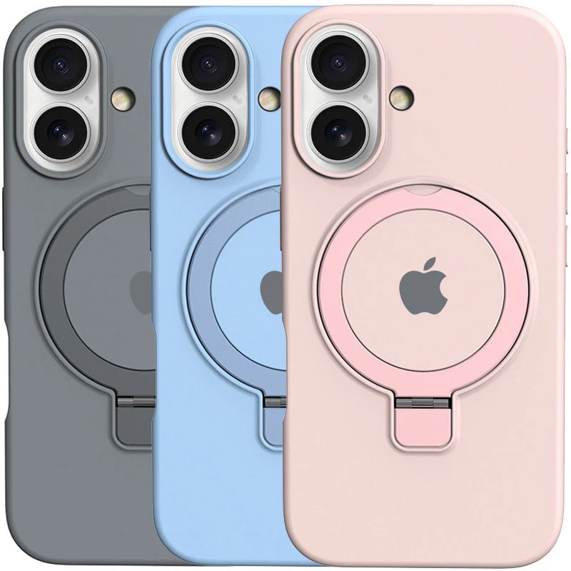 Силіконовий чохол Full Protective з кільцем-тримачем Apple iPhone 16 Plus фото 2 з 2