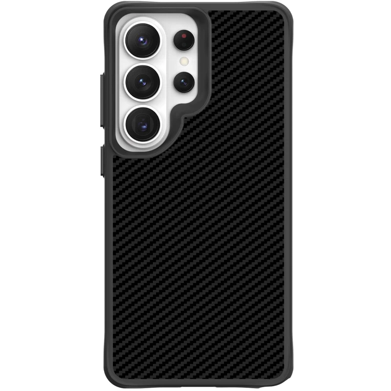 TPU+PC чохол Space Carbon collection для Samsung Galaxy S26 Ultra – Black. Фото 4 з 5