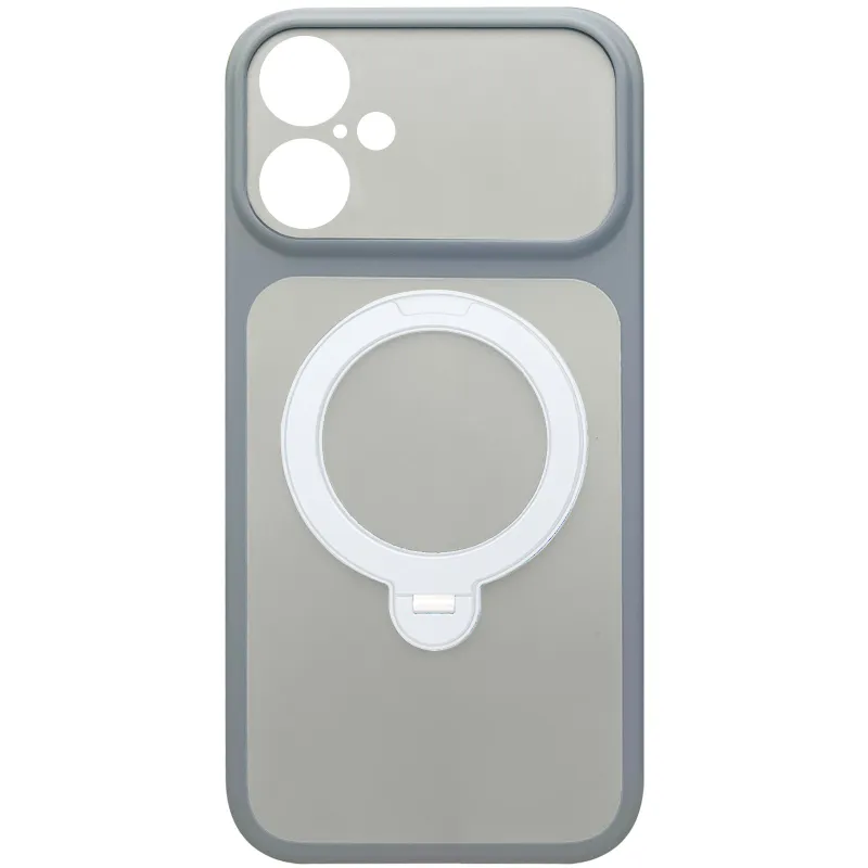 Чехол Ummi Full Camera with Magnetic Fit HQ Ring для Apple iPhone 17 (6.3") – Grey. Фото 1 из 8