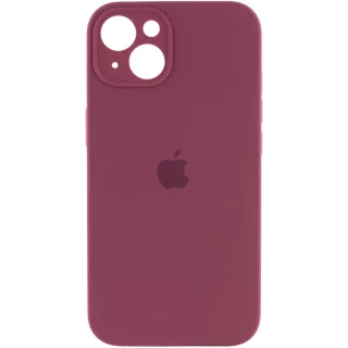 Чехол Silicone Case с защитой камеры для Apple iPhone 15 (6.1") фото 1 из 4