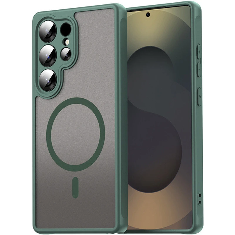 Чехол TPU Bloom with Magnetic Fit для Samsung Galaxy A35 – Green. Фото 2 из 7