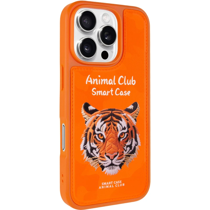 TPU+PC чохол Animal Club для Apple iPhone 16 Pro – Hermes Orange. Фото 3 з 7