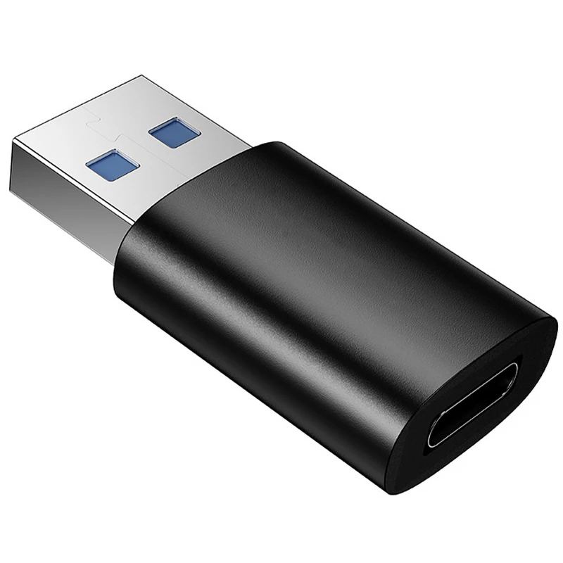 Перехідник Borofone BV26B USB Male to Type-C Female USB3.0 – Black. Фото 5 з 6