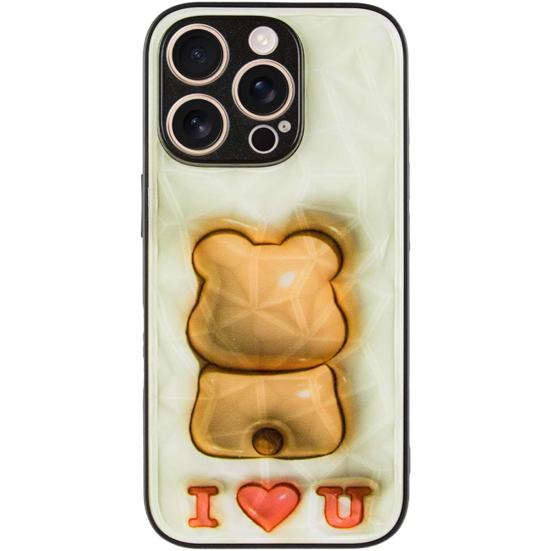 Чехол Prisma Plush для Apple iPhone 16 Pro – Bear. Фото 5 из 9