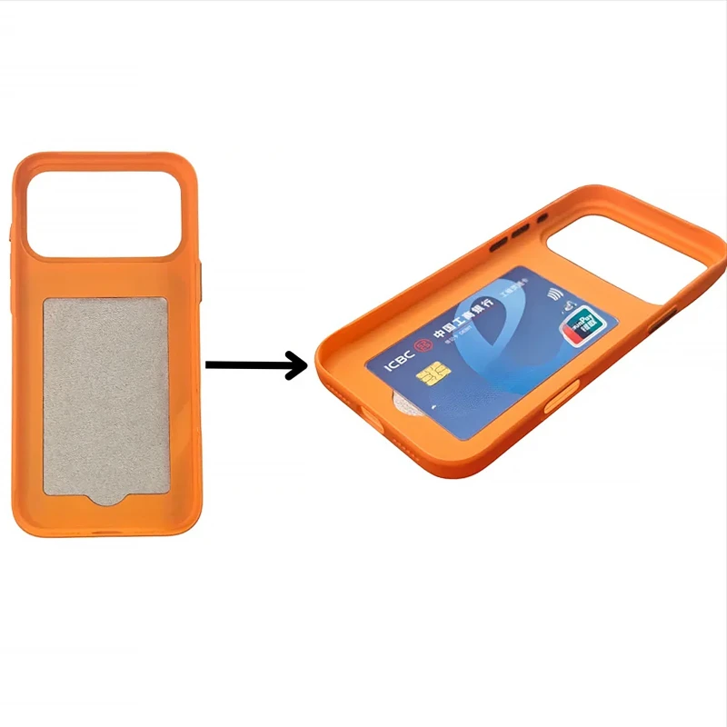 Чохол TPU TechWoven Hybrid with MagSafe для Apple iPhone 15 Pro (6.1") – Orange / Brown. Фото 2 з 2