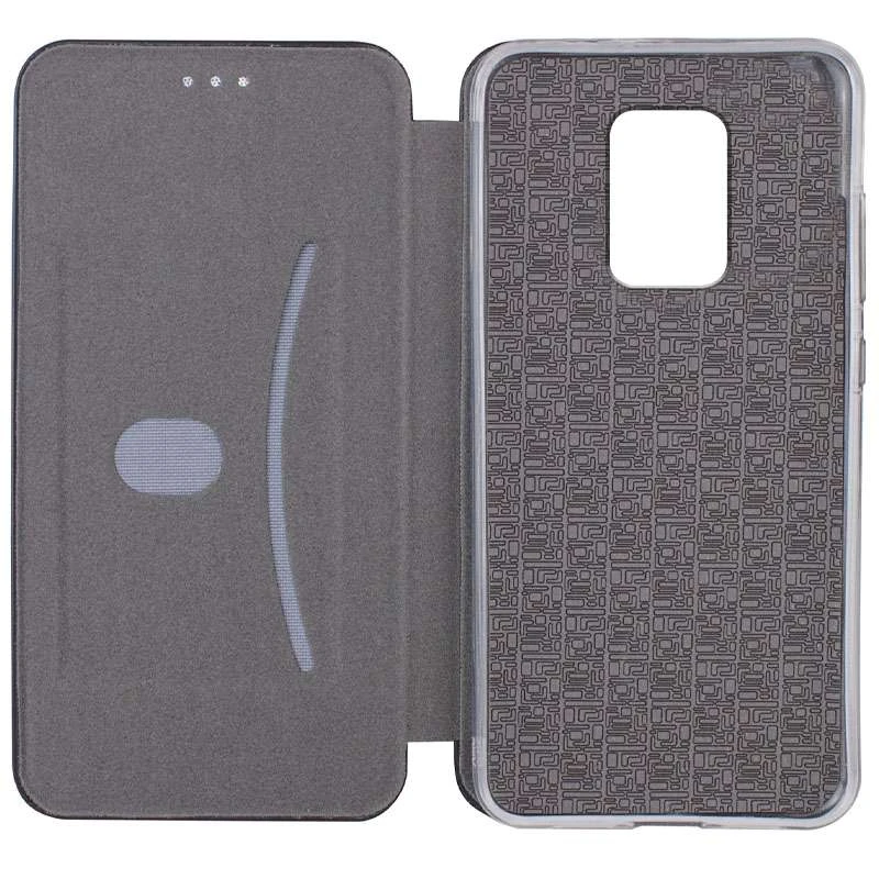 Чехол-книжка классический для Xiaomi Redmi Note 9s / Note 9 Pro / Note 9 Pro Max – Темно-синий. Фото 3 из 3