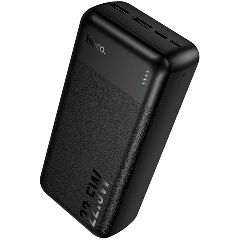 Портативний ЗП Power Bank Hoco J159B Essence 22.5W+PD20W 30000 mAh – Black. Фото 1 з 6