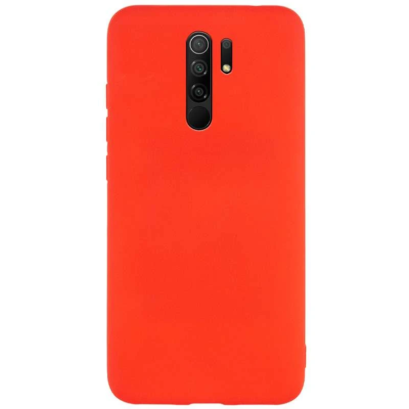 

Цветной силиконовый чехол для Xiaomi Redmi 9 (Красный), Червоний