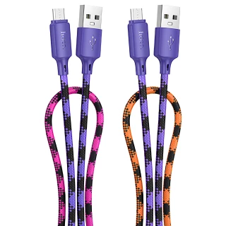 Дата кабель Hoco X116 Meridian USB to MicroUSB 2.4A (1m) фото 1 з 6