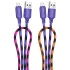 Дата кабель Hoco X116 Meridian USB to MicroUSB 2.4A (1m) – Gradient Purple Mix. Фото 1 з 6