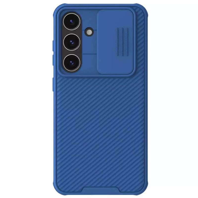 

Карбована накладка Nillkin Pro зі шторкою для камери на Samsung Galaxy S24 (Blue)