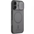 Пластиковая накладка Nillkin Pro со шторкой для камеры и магнитом для Apple iPhone 17 (6.3") – Transparent black. Фото 1 Пластиковая накладка Nillkin Pro со шторкой для камеры и магнитом для Apple iPhone 17 (6.3") – Transparent black. Фото 1 из 5
