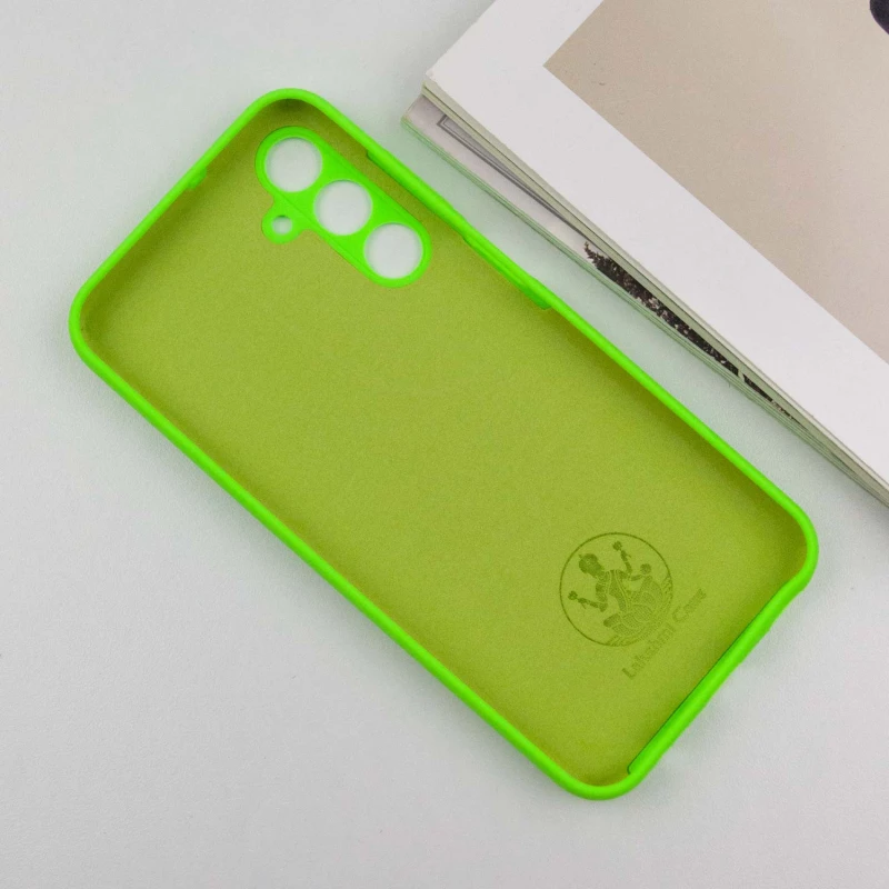 Чохол Silicone Case Lakshmi Plus з закритою камерою на Samsung Galaxy A25 5G – Салатовий / Neon Green. Фото 6 з 8
