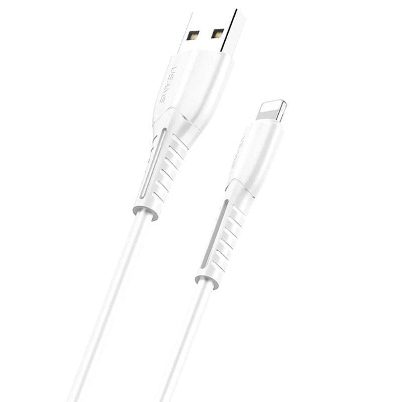 

Дата кабель Usams US-SJ364 U35 USB to Lightning 2A (1m) (Белый), Білий