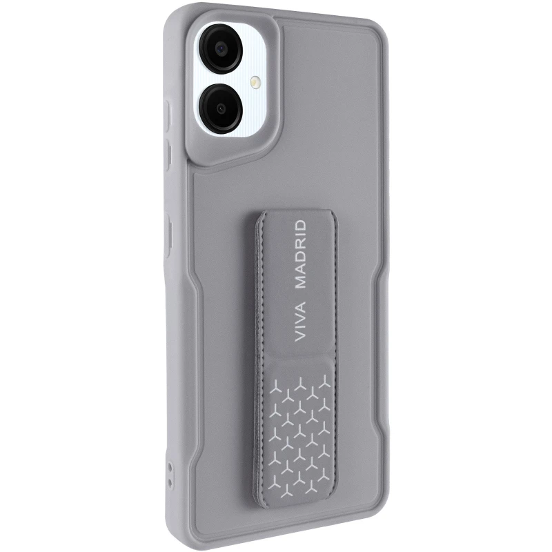 Чехол Вива с ремешком для Samsung Galaxy A05 – Grey. Фото 1 из 15