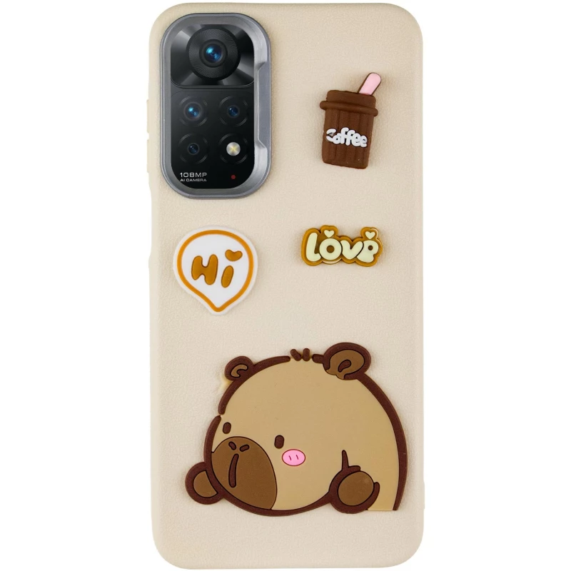 Чохол Labubu Toys для Xiaomi Redmi Note 12 Pro 4G – Capybara / Sand. Фото 2 з 6