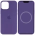 Чехол Silicone case (AAA) with Magsafe and Animation для Apple iPhone 12 Pro (6.1") – Фиолетовый / Amethyst. Фото 1 из 7