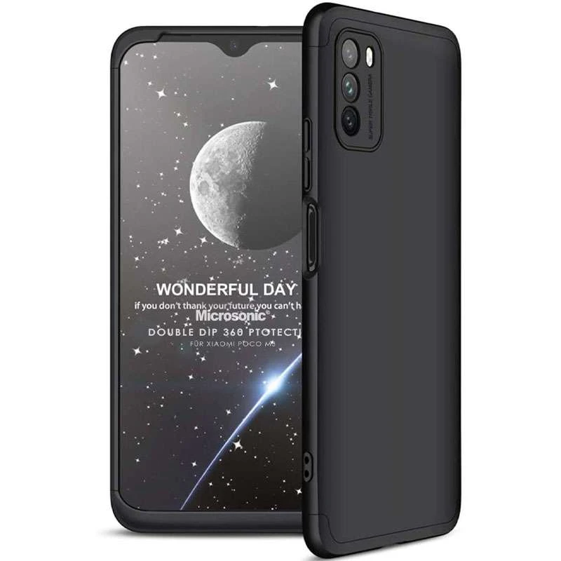 

Чехол с защитой 360 градусов GKK для Xiaomi Redmi Note 10 5G (Черный), Чорний