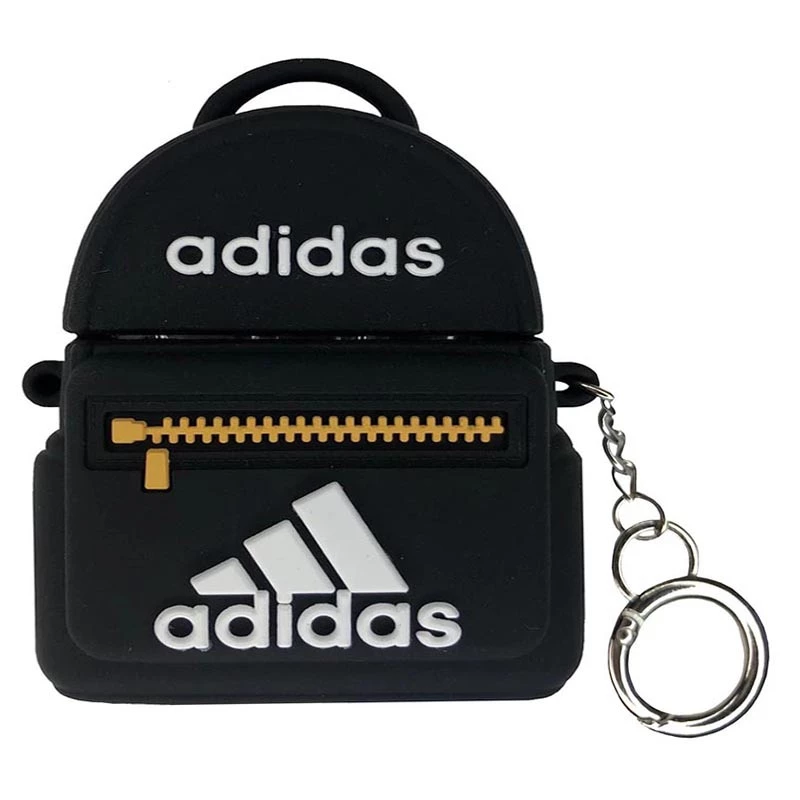 

Силиконовый футляр Brand для наушников AirPods Pro + кольцо (Adidas Bag Black)