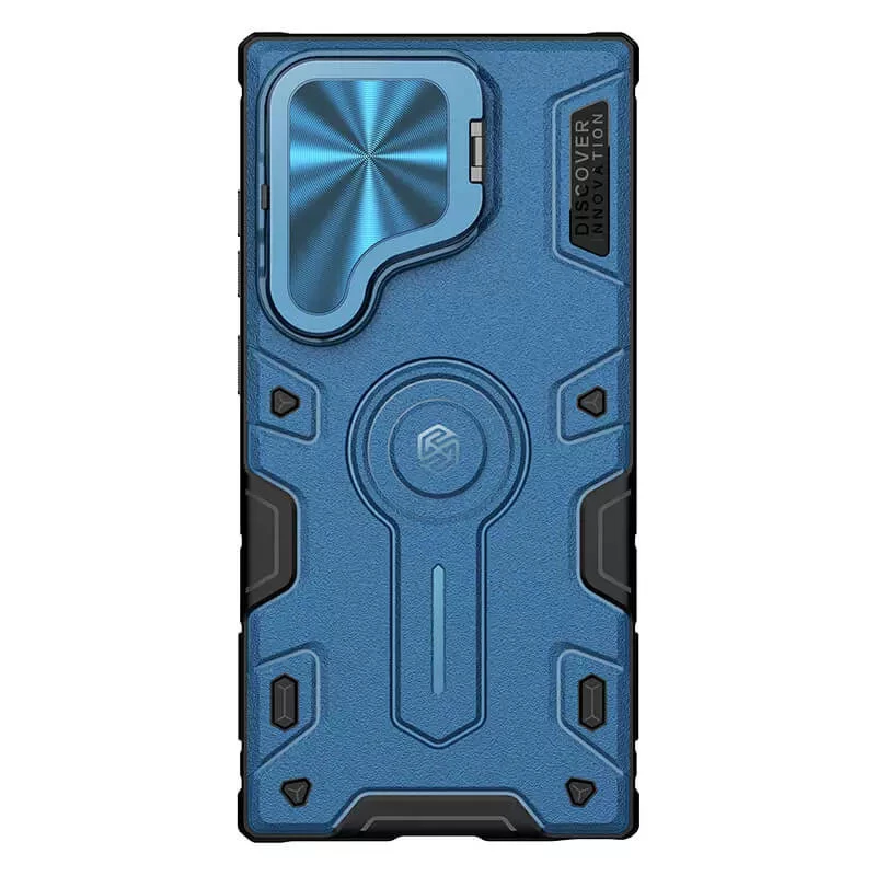 

TPU+PC чохол Nillkin CamShield Armor Prop для Samsung Galaxy S24 Ultra (Blue)