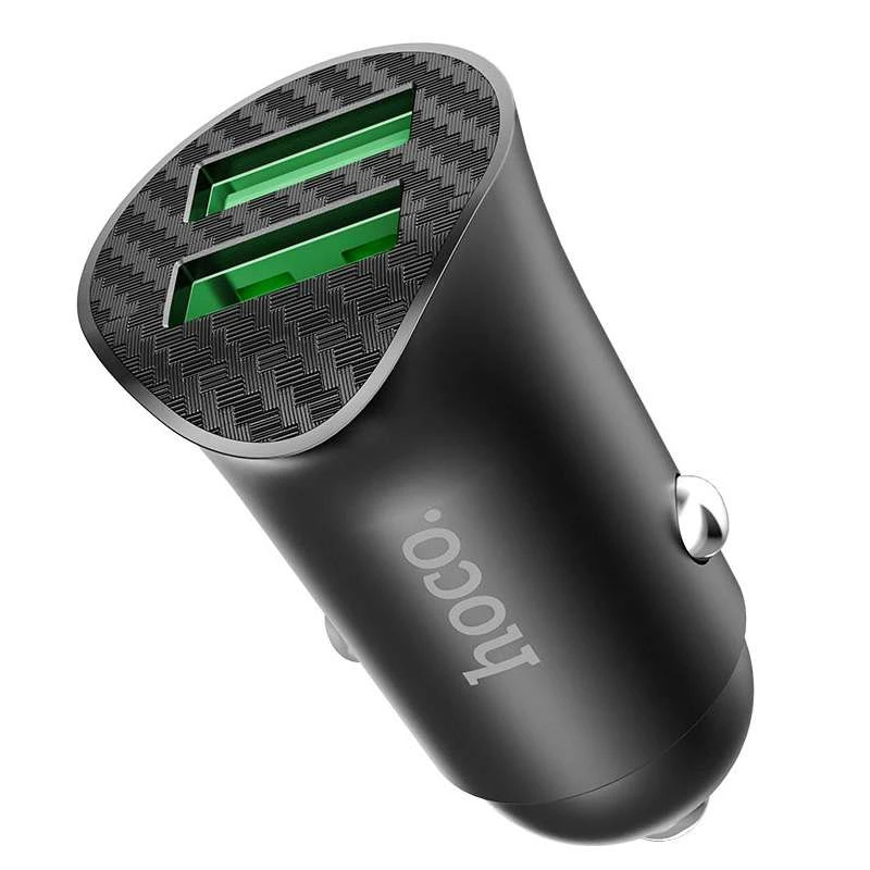 АЗУ Hoco Z39 QC3.0 (2USB) – Черный. Фото 2 из 5