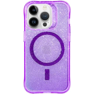 Звездный чехол с MagSafe на Apple iPhone 12 Pro Max (6.7") — Purple