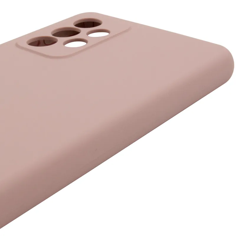 Чехол Silicone Case Lakshmi Premium з закритою камерою на Samsung Galaxy A52 4G / A52 5G – Розовый / Pink Sand. Фото 12 из 20