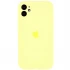 Чохол Silicone Case з захистом камери на Apple iPhone 12 (6.1") – Жовтий / Mellow Yellow. Фото 1 з 1