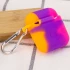 Силіконовий футляр Rainbow для навушників AirPods + карабін – Rainbow 2. Фото 4 з 4