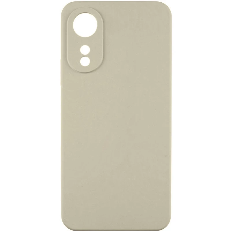 Кольоровий силіконовий чохол GETMAN із закритою камерою для Oppo A78 4G – Пісочний / Sand. Фото 1 з 1