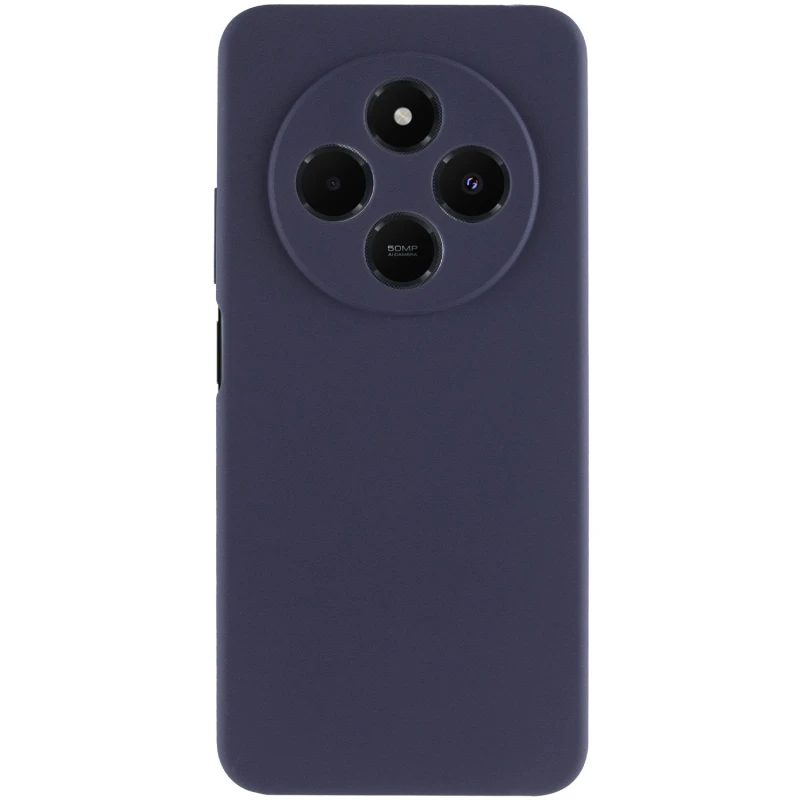 Чохол Silicone Cover Ummi Lakshmi Full Camera (AA) для Xiaomi Poco C75 – Синій / Midnight blue. Фото 2 з 2