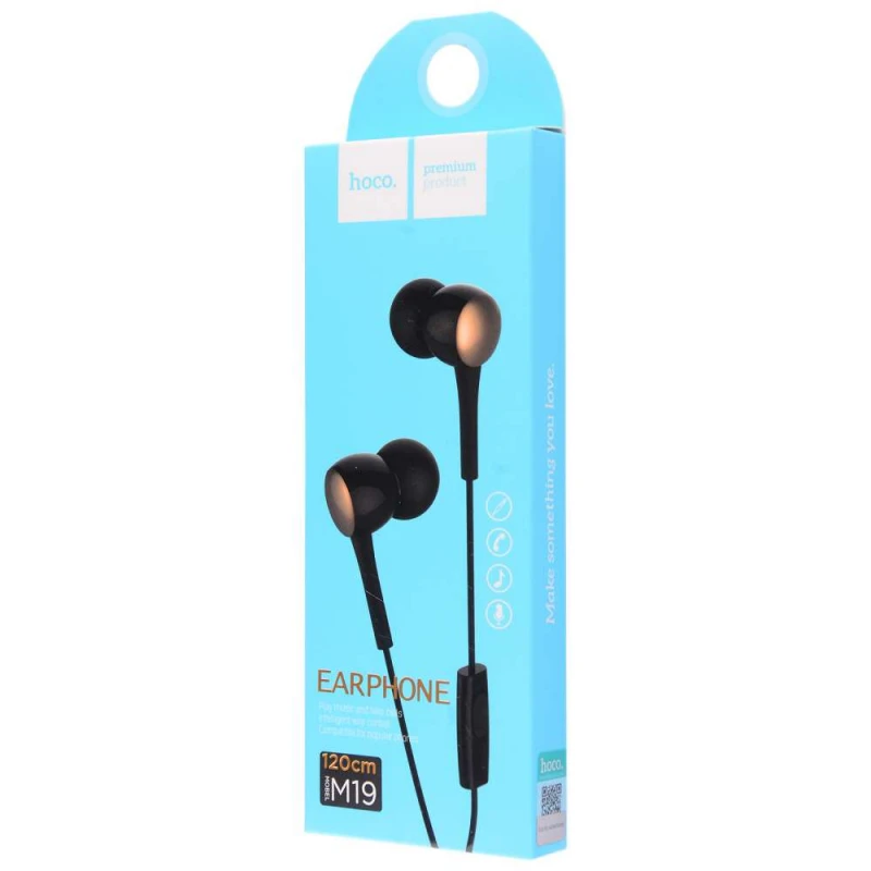 Стереонавушники Hoco M19 Drumbeat – Чорний. Фото 6 з 6