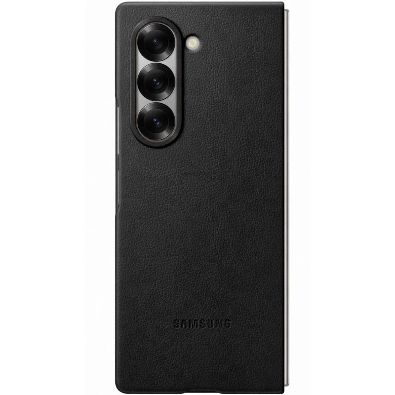 Шкіряний чохол Leather Case Premium на Samsung Galaxy Z Fold7 – Black. Фото 8 з 12