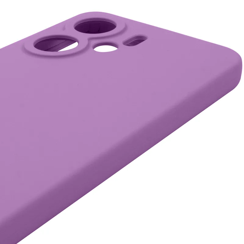 Чохол Silicone Case Lakshmi Premium із закритою камерою для Xiaomi Redmi 13C – Сливовий / Purple. Фото 5 з 6