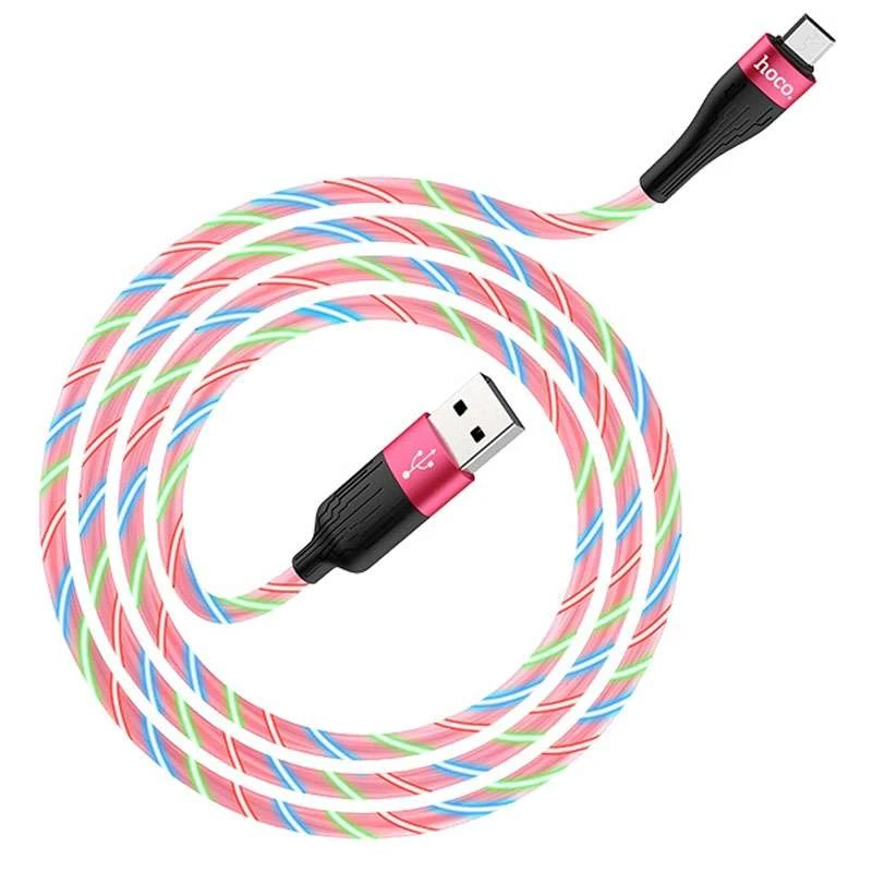 

Дата кабель Hoco U85 "Charming Night" MicroUSB (1m) (Рожевий)