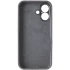 Чохол Silk Full Camera Protective (AA) NO LOGO для Apple iPhone 16 Plus – Сірий / Dark Gray. Фото 6 з 8