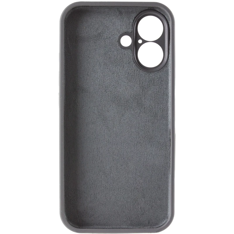 Чохол Silk Full Camera Protective (AA) NO LOGO для Apple iPhone 17 (6.3") – Сірий / Dark Gray. Фото 6 з 8