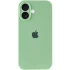 Чохол Silicone Case з захистом камери на Apple iPhone 16 Plus – Зелений / Pistachio. Фото 5 з 8