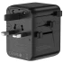 Мережевий універсальний перехідник WIWU UA010 Warrior GaN 45W + 2USB-A/3C – Black. Фото 5 з 6