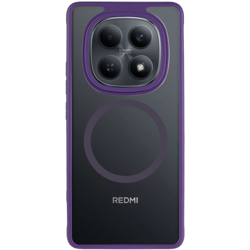 Чохол TPU Bloom with Magnetic Fit для Xiaomi Redmi Note 15 4G/5G (EU) – Purple. Фото 4 з 10