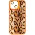 Чохол TPU+PC Wild Leopard with MagSafe and Lens для Apple iPhone 14 – Orange. Фото 2 з 4