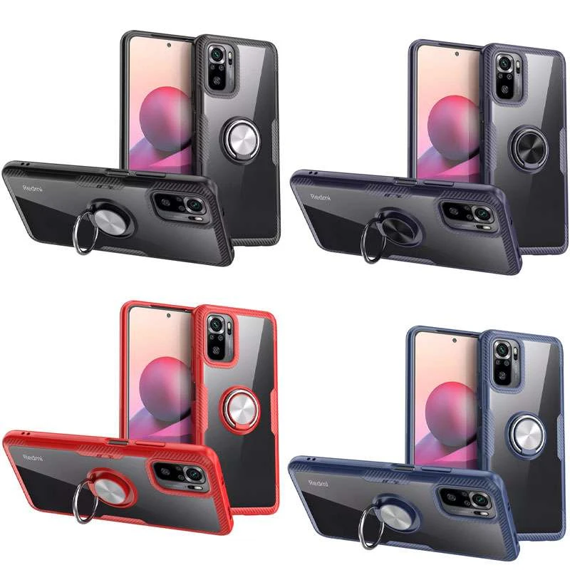 

Чохол Deen CrystalRing з магнітним кільцем на Xiaomi Redmi Note 10 / Note 10s