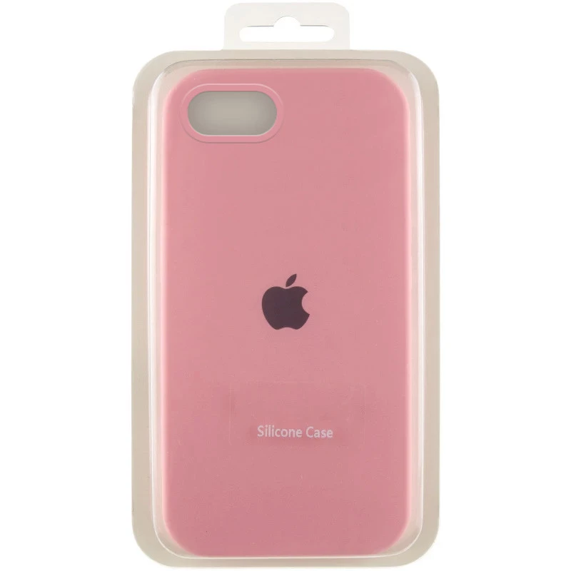 Чехол Silicone Case с закрытым низом для Apple iPhone 17e (6.1") – Розовый / Light pink. Фото 7 из 7