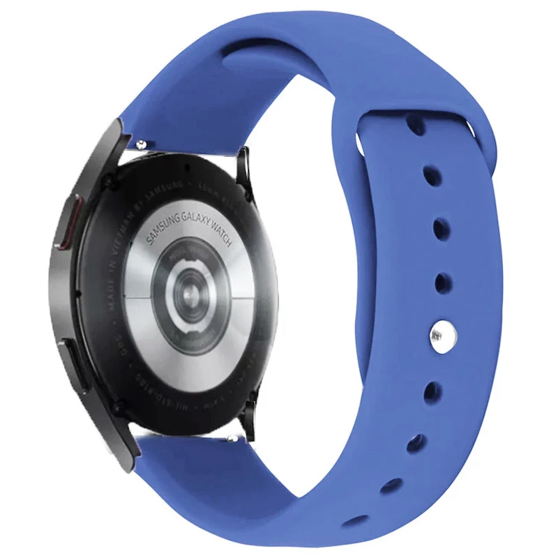 

Силіконовий ремінець Sport для Smart Watch 20mm (Синій / Royal blue)