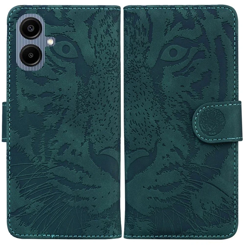 Шкіряний чохол-книжка Tiger для Samsung Galaxy A07 – Green. Фото 7 з 7