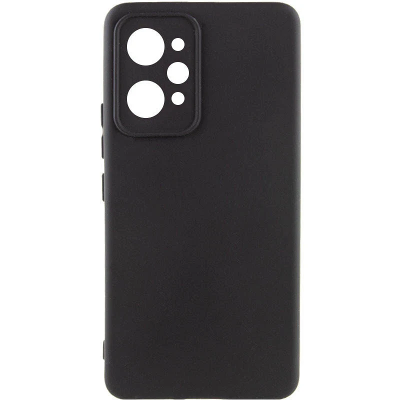 Чохол Silicone Case Lakshmi Premium із закритою камерою для Xiaomi Redmi 12 – Чорний / Black. Фото 1 з 5